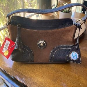 Dooney & Bourke small brown leather slouch bag - New with tags